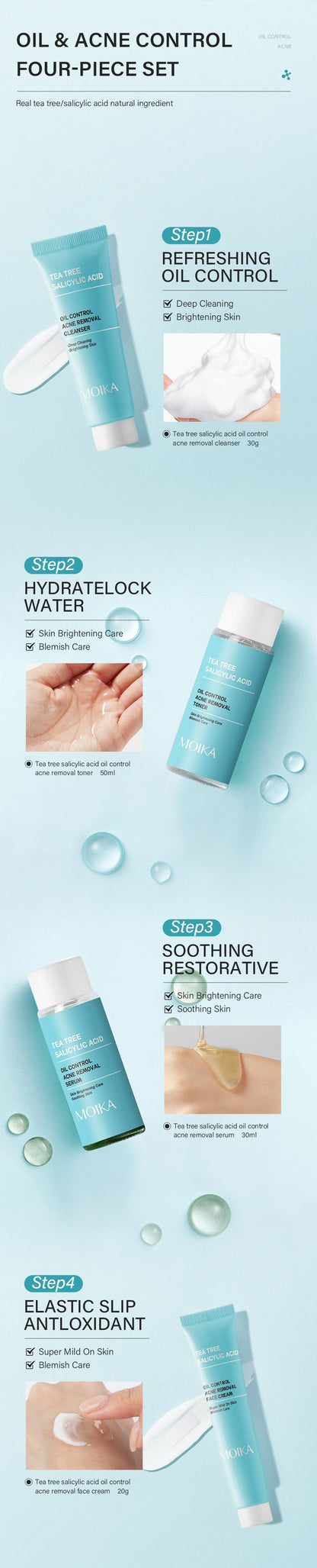 Tea Tree Salicylate Skin Care Set