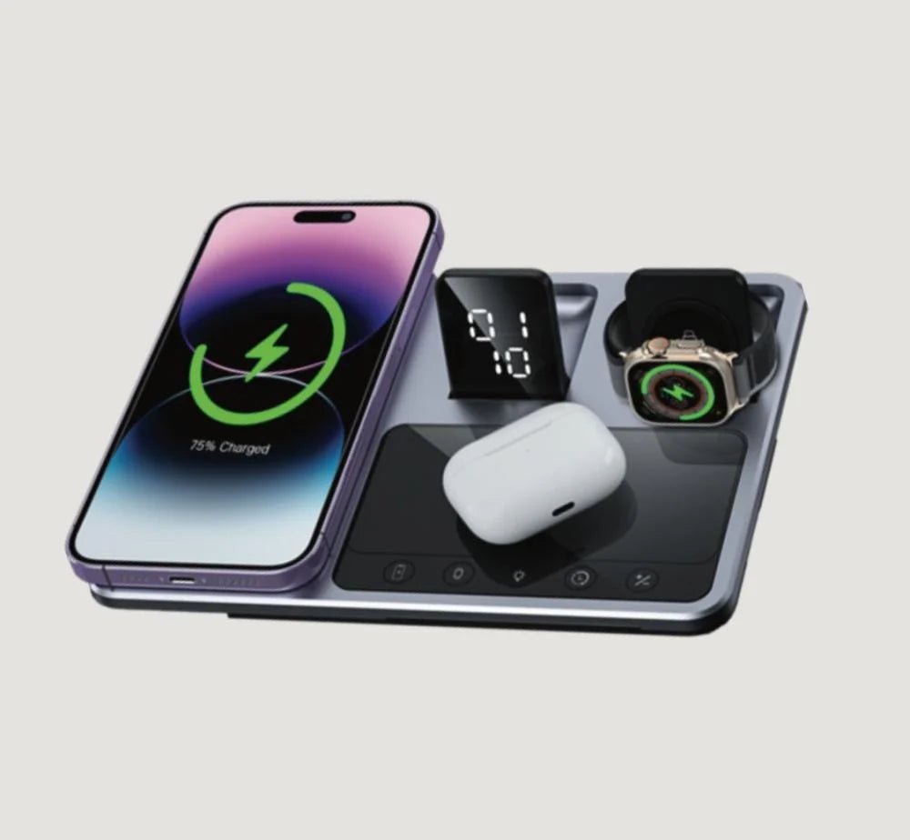 Moogmax 4-in-1 Wireless Charging Pad (Original) – Fast and Convenient Multi-Device Charger