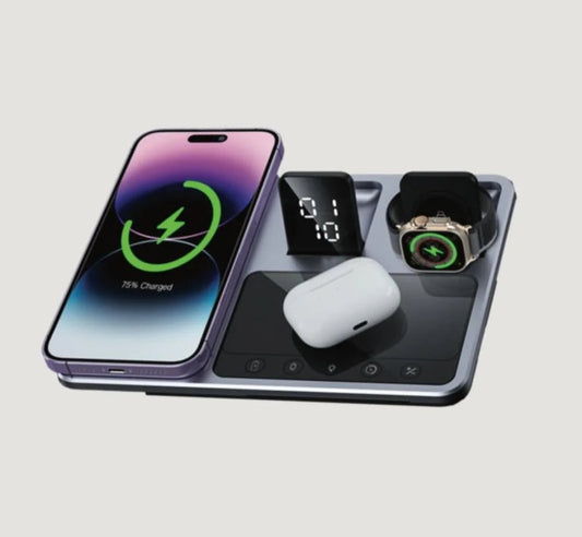 Moogmax 4-in-1 Wireless Charging Pad (Original) – Fast and Convenient Multi-Device Charger